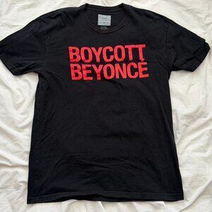 Boycott Beyonce The Formation World Tour Merch Shirt Large 2016